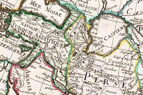 Страны и регионы Закавказья в европейской картографии XVIII века