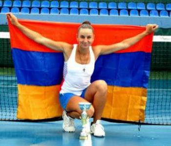 Впервые армянская теннисистка победила на турнире WTA