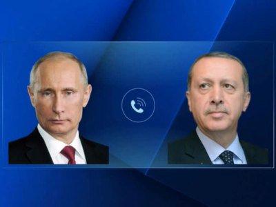  Путин и Эрдоган обсудили ситуацию в Закавказье, Сирии и Ливии 