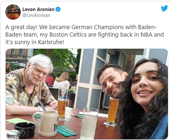 Левон Аронян - чемпион Германии по шахматам в составе клуба «Баден-Баден» (видео)