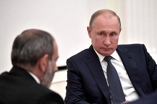 Никол Пашинян превратился в ручку в руках Владимира Путина