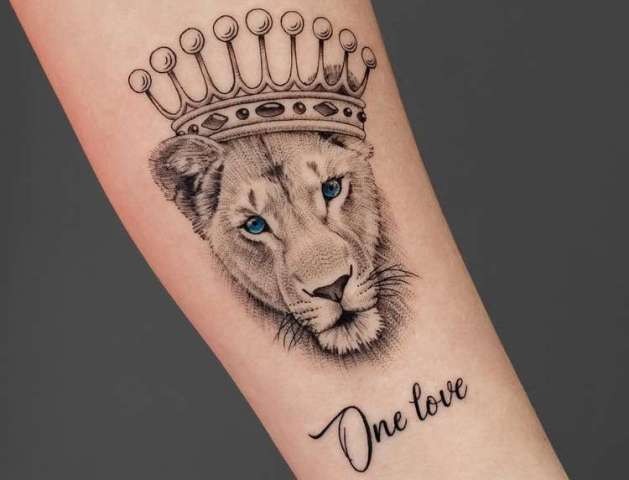 История льва в татуировке