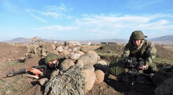 Военные РФ проводят тренировки по огневой подготовке на высокогорных полигонах Армении