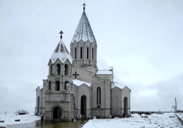 Восстановленная шушинская церковь Казанчецоц XIX в