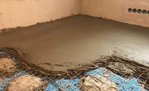 Плавающая полусухая стяжка пола