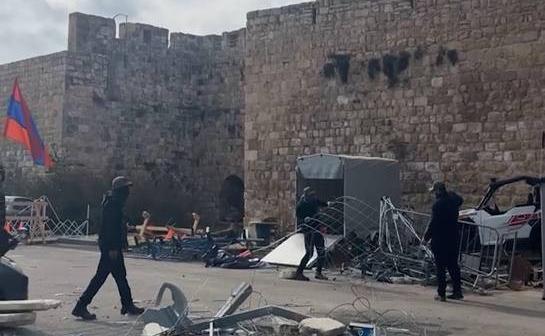 Еврейские террористы напали на армянский квартал Иерусалима (видео)