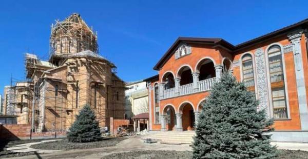 В Краснодаре продолжается строительство Кафедрального собора ААЦ