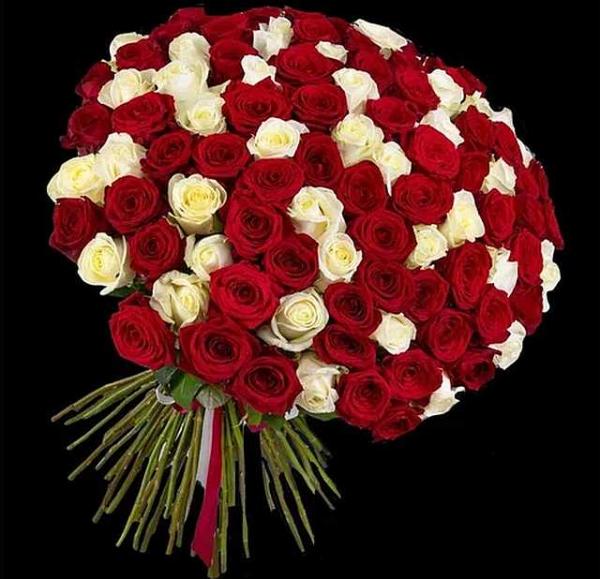 букет из 101 розы