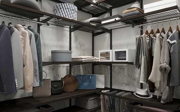 Металлическая гардеробная система Металлическая гардеробная система