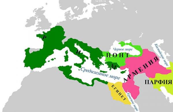 Великая Армения в начале 80-х годов до н.э.