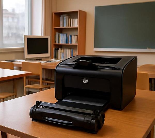 Школьный кабинет с принтером и картриджем P1102 в Екатеринбурге