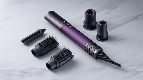 Общий вид стайлера Dyson Airwrap с насадками