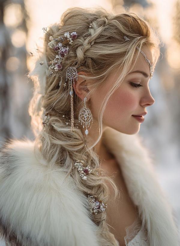 Свадебная укладка с Dyson Airwrap в сибирском стиле