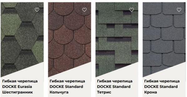 гибкая черепица Doke