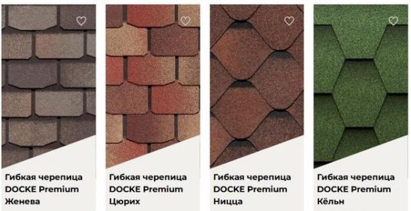 гибкая черепица Doke