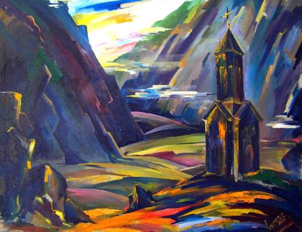 Храм Огеванк у дороги Сарнахпюр