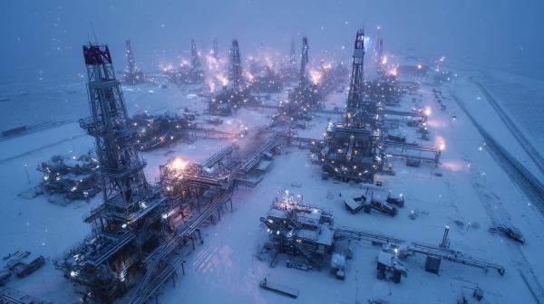 Пневматические приводы на нефтедобывающем объекте в Сибири