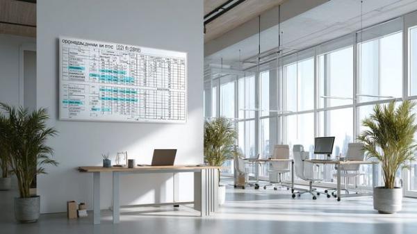 График уборки в современном российском офисе