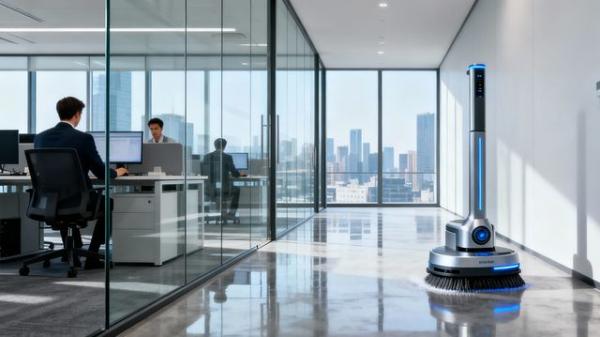 Роботы и сенсоры в офисной уборке