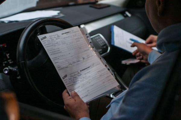 Приёмка автомобиля в аренду