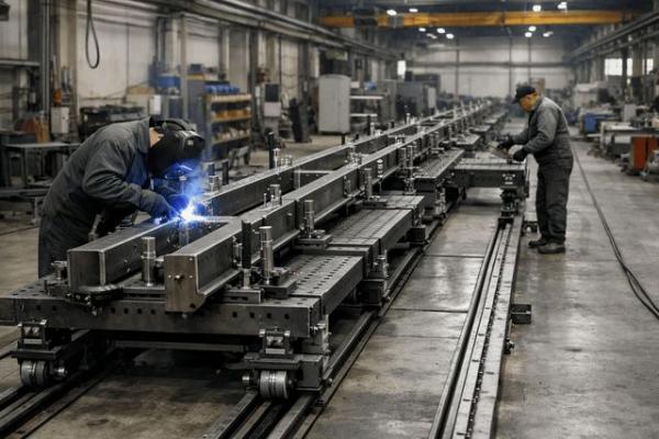 Рельсовая система для сварочно-сборочных столов