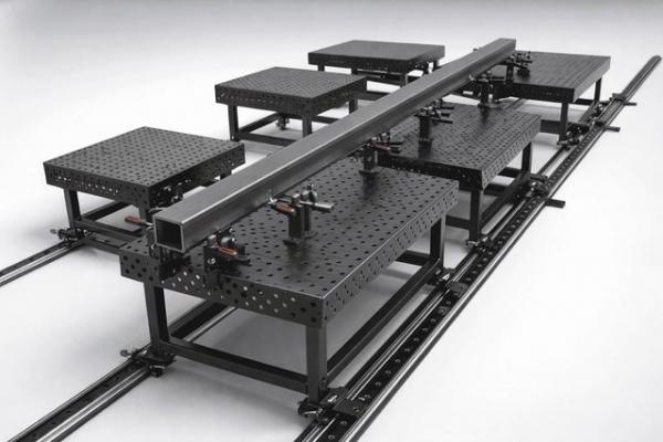 Рельсовая система для сварочно-сборочных столов