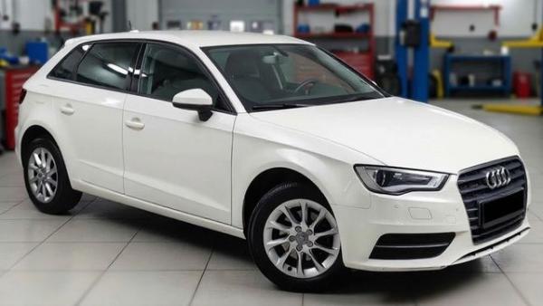 Audi A3 Sportback после обслуживания в автомастерской