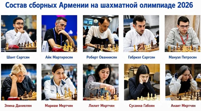 сборные Армении по шахматам