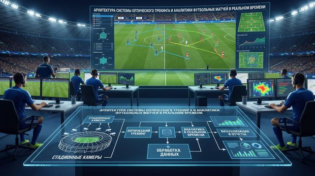 Архитектура систем оптического трекинга и аналитики футбольных матчей в реальном времени