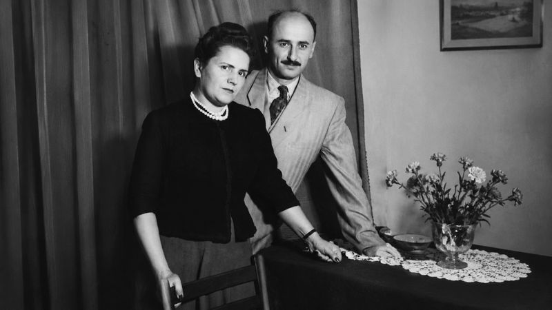 И.И.Агаянц с супругой Еленой Ильиничной Москва 1958 г