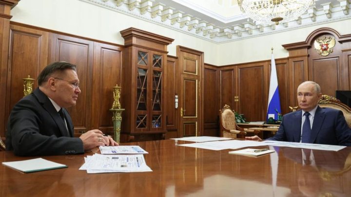 Алексей Лихачев и Владимир Путин