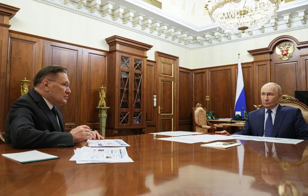 Алексей Лихачев и Владимир Путин