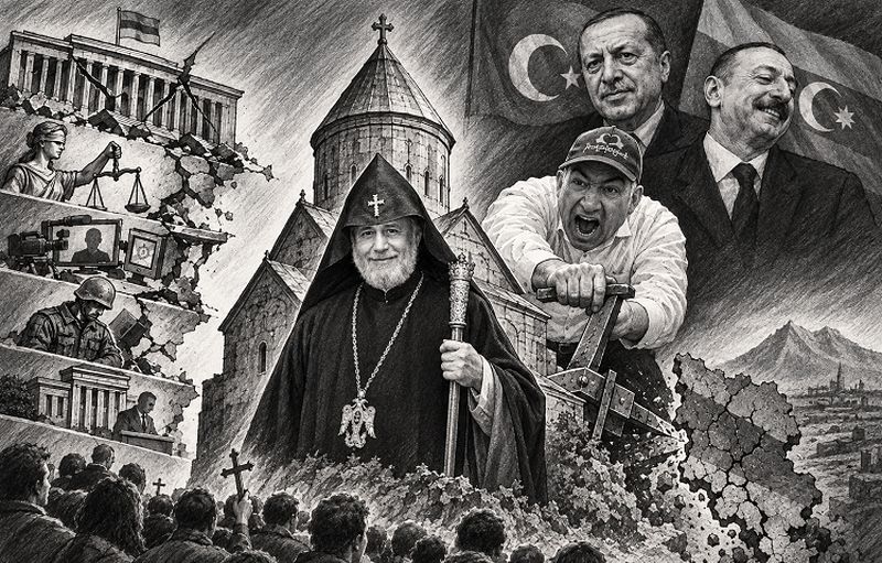 Никол Пашинян против Армянской Апостольской Церкви