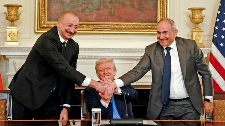 Дональд Трамп Никол Пашинян Ильхам Алиев