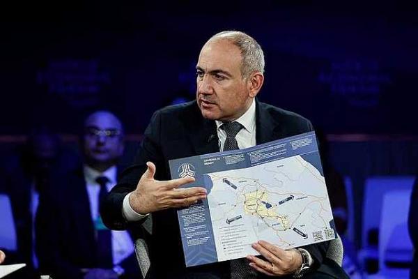 Никол Пашинян перекресток мира карта Армении