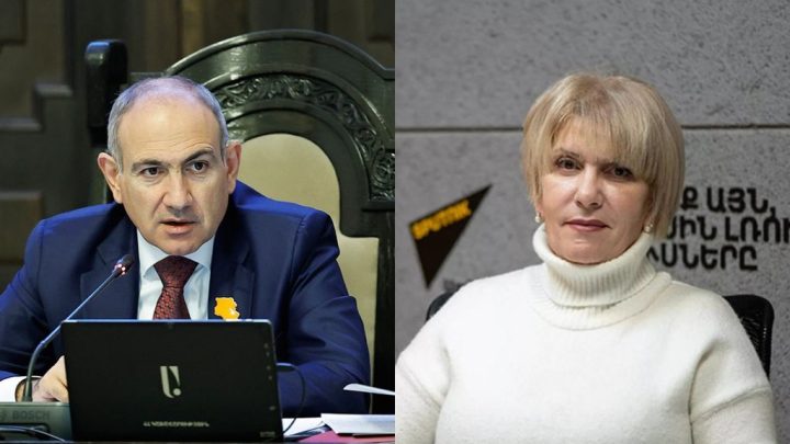 Никол Пашинян и Сильва Адамян