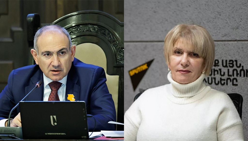 Никол Пашинян и Сильва Адамян