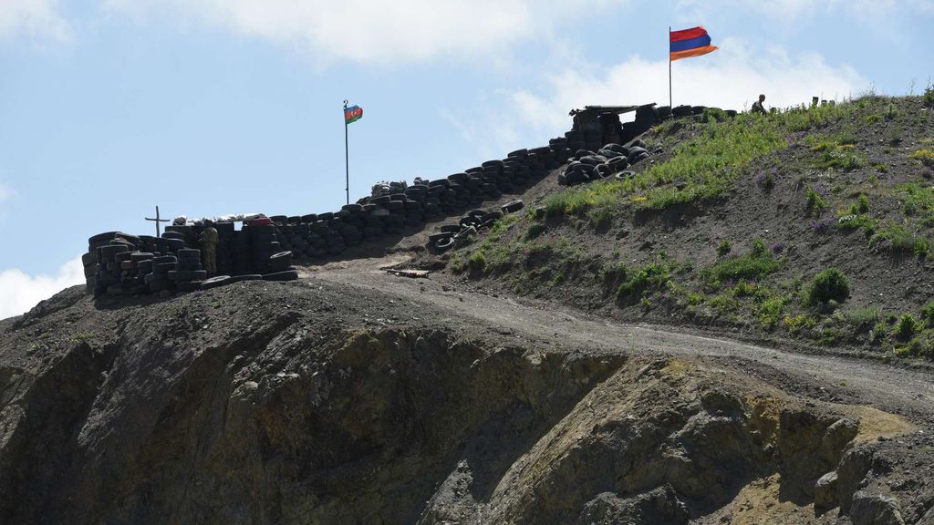 граница военные посты Армения Азербайджан
