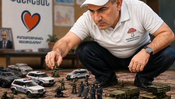 Никол Пашинян игрушечные солдаты